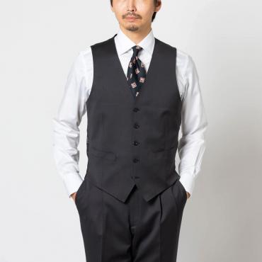 【入荷待ち】伊レダ社 フレクソ ベスト チャコール ツイル