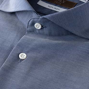 トラベラー / ストレッチノンアイロン カッタウェイ スナップボタン