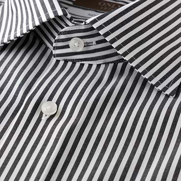 綿100%ノンアイロン / ワイドスプレッド ストライプ