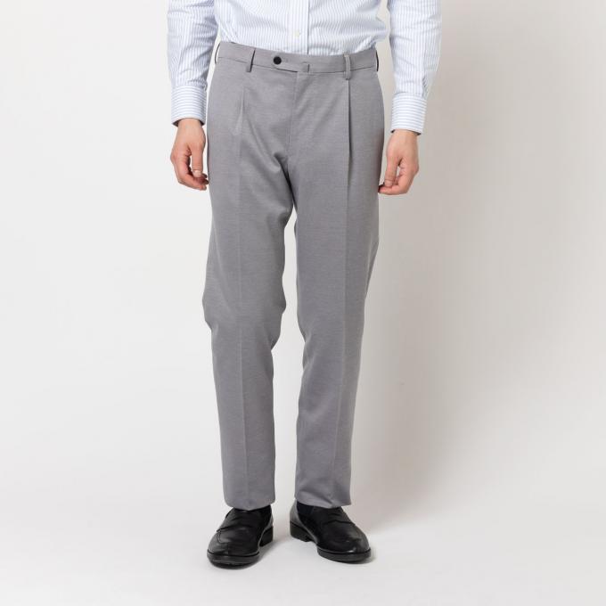 【入荷待ち】NEWハイライトジャージー ワンタックパンツ グレー