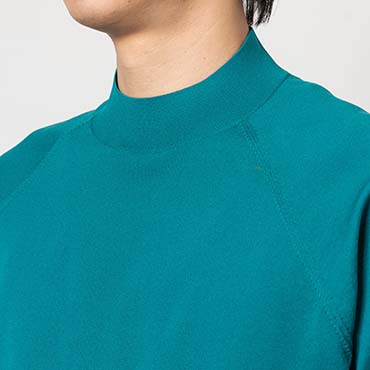 【入荷待ち】【半袖】オンリーグリーン / モックネックニット グリーン