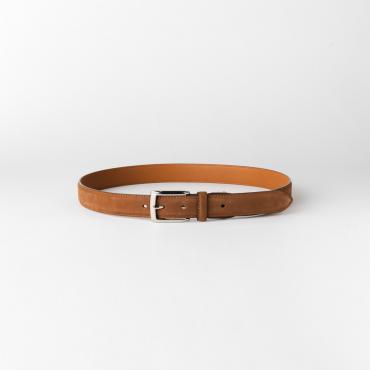 ヌバックレバーベルト キャメル