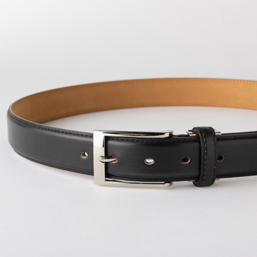 日本製 / 手染めレザーベルト ブラック