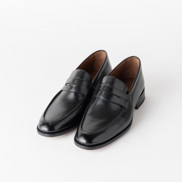 【入荷待ち】コインローファー スムースレザー ブラック