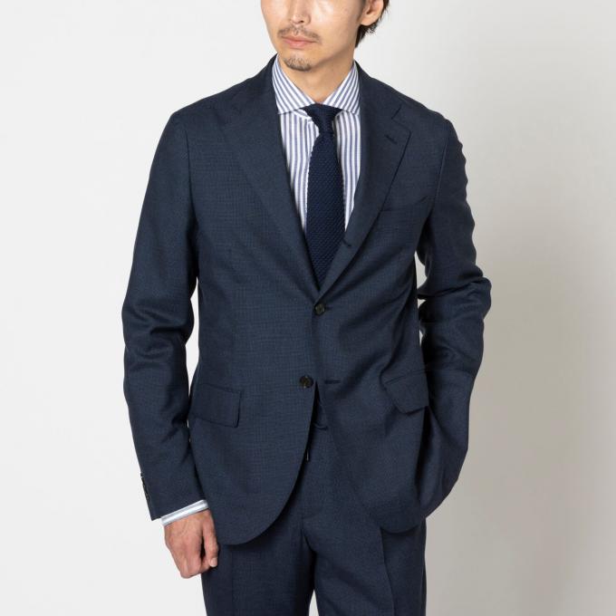 NEW ×ONLY ネイビーチェック スーツセットアップ artmakersdenver.com