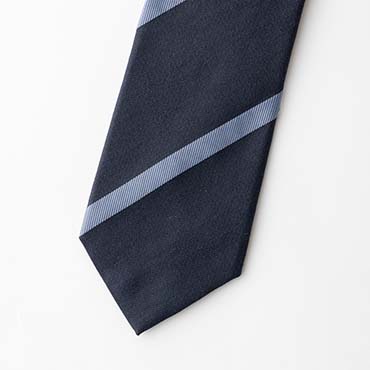 ネイビーレジメンタルストライプタイ