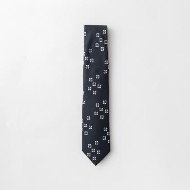 グレーモチーフタイ