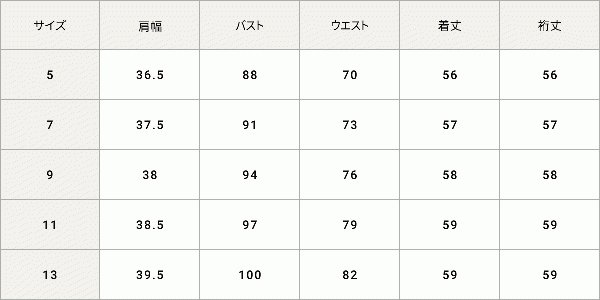 アイテムサイズ画像