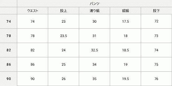 アイテムサイズ画像