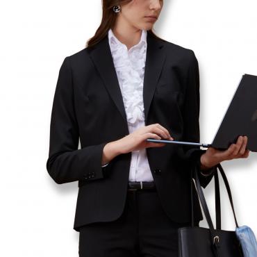 ホームウォッシュ / シングルジャケット ブラック無地 定番