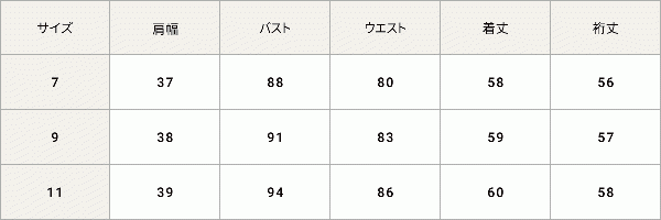 アイテムサイズ画像