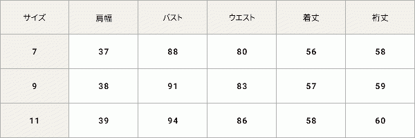 アイテムサイズ画像