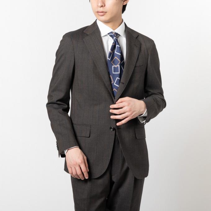 伊バルベラ社 スーパー110's ブラウン