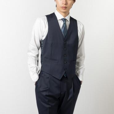 伊ロロピアーナ社 365 ベスト ネイビー ツイル