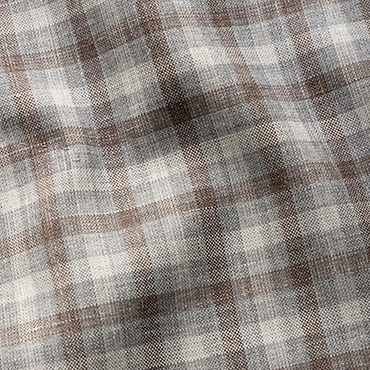 伊カノニコ社 ウールシルクリネン ライトグレー