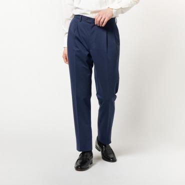 NEWハイライトジャージー ツータックパンツ ブルー