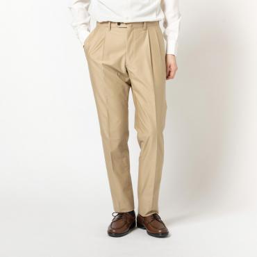 NEWハイライトジャージー ツータックパンツ ベージュ