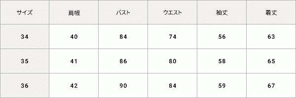 アイテムサイズ画像