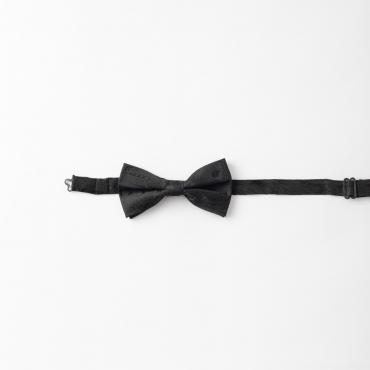 蝶ネクタイ ブラック ペイズリー