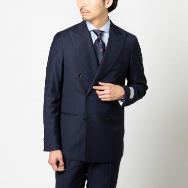 【サンタルチア】伊REDA社 FLEXO ダブルブレスト NAVY
