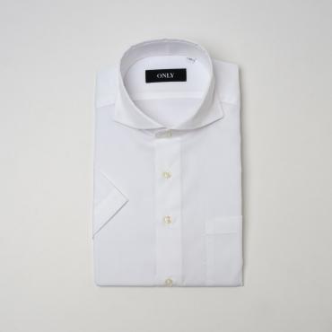 【半袖】COOL MAX EASY CARE カッタウェイ スナップボタン付き　
