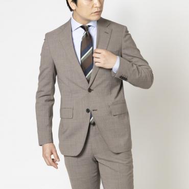 TRAVELER LIGHT WASH / Plus 1PANTS ブラウン千鳥