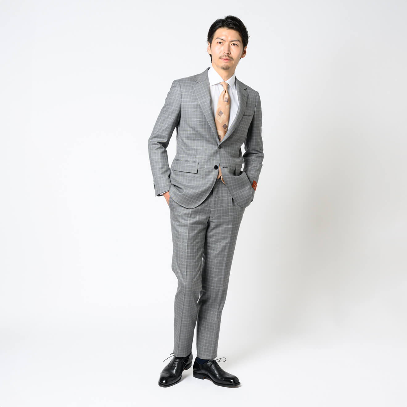 ONLY ミニマルオーダー　グレンチェックスーツ ONLY ミニマルオーダー グレンチェックスーツ オンラインストア限定