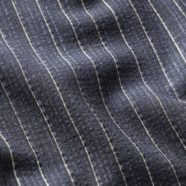 オリベイラ社 シアサッカーセットアップパンツ　ネイビーストライプ