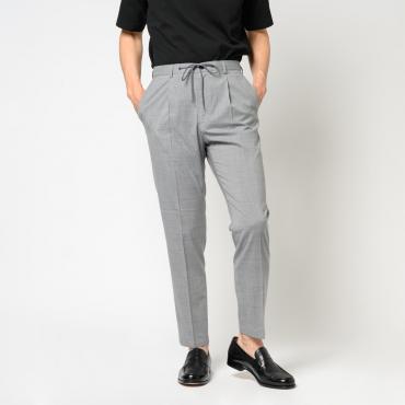 スケールオフウールパンツ ドローコード付き