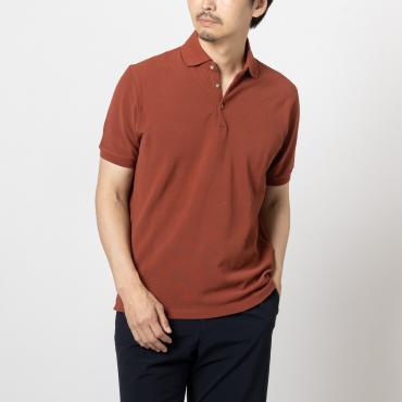 【半袖】アイスコットンポロ / オレンジ