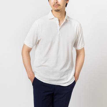 【半袖】アイスコットンポロ / ホワイト