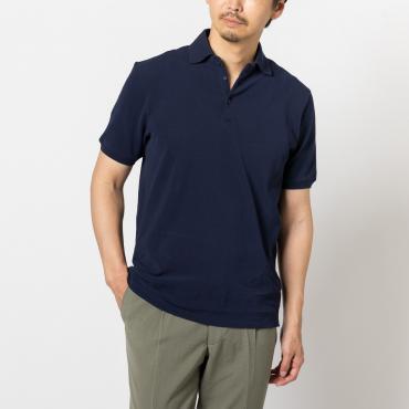 【半袖】アイスコットンポロ / ネイビー