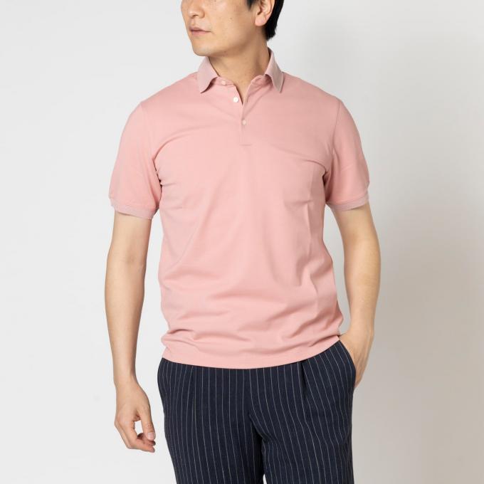 ICE COTTON POLO / ピンク
