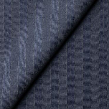 【秋冬】英ジョンフォスター Extrafine Merino Wool ストライプ ネイビー