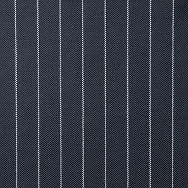 【秋冬】英ジョンフォスター Extrafine Merino Wool バンカーストライプ ネイビー