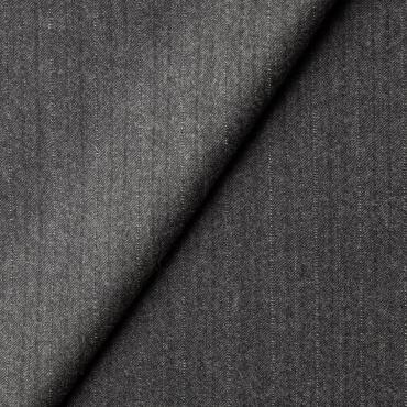 【秋冬】伊レダ SUPER110’s フランネル オルタネイトストライプ グレー