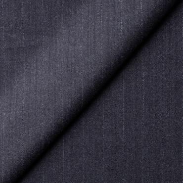 【秋冬】伊レダ SUPER110’s フランネル オルタネイトストライプ ネイビー