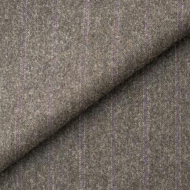 【秋冬】伊カノニコ スーパー120’s フランネル チャコールストライプ