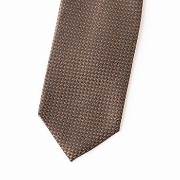 ブラウンソリッドタイ