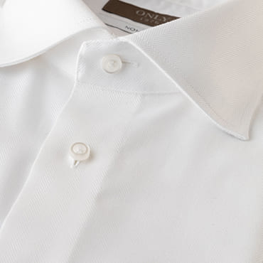 綿100%ノンアイロン / セミワイドスプレッド