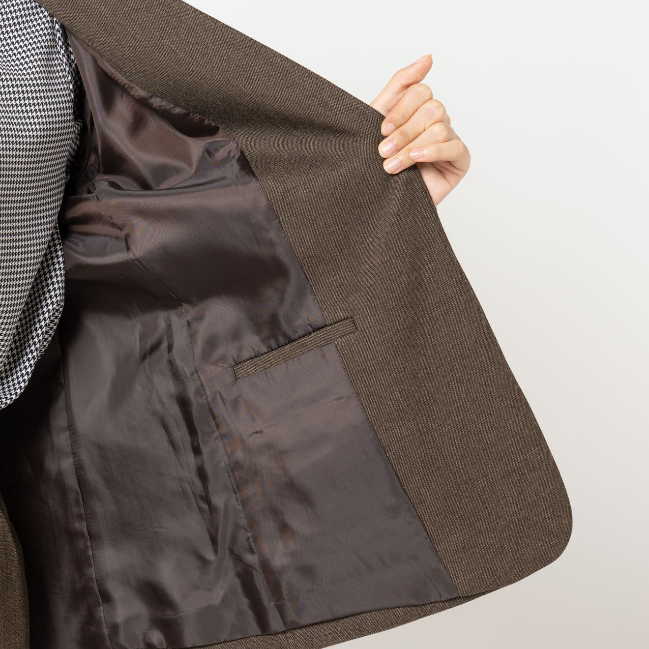 nonnative ブラウン ノーカラージャケット ノーカラージャケット ブラウン | ONLY ONLINE STORE