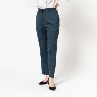 オリベイラ社 クロップドパンツ ブルー