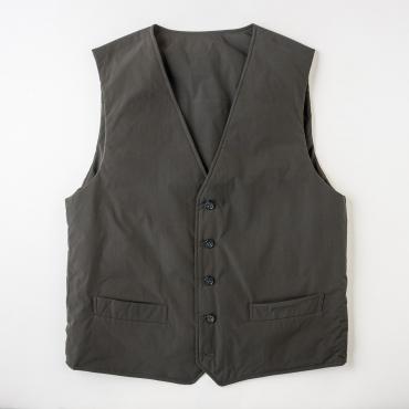 TAILOR’S VEST 中綿ベスト チャコール