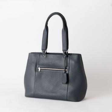 本革トートバッグ ネイビー