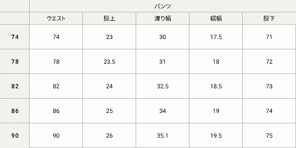 アイテムサイズ画像