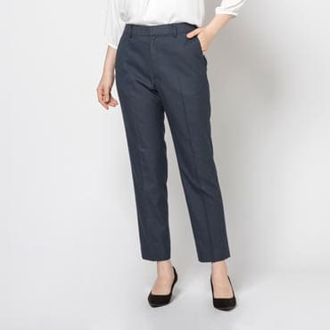 【シャーリング仕様】ノータックウォッシャブルパンツ セットアップ可