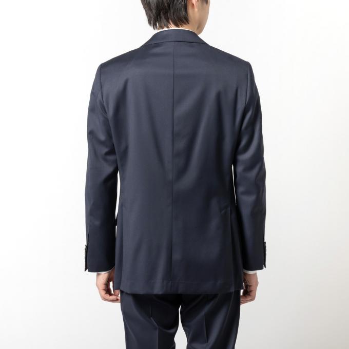 伊ロロピアーナ社 365 ネイビー無地 | ONLY ONLINE STORE