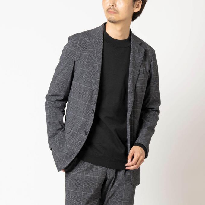 オンリーグリーン / ハイパーストレッチ セットアップジャケット チャコール