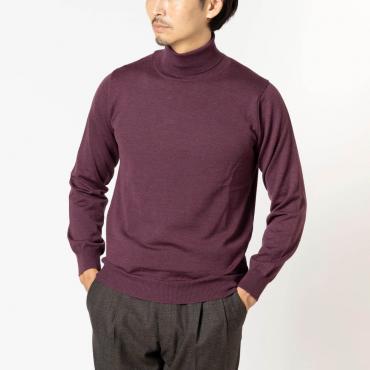 イタリア製 / タートルネックニット パープル