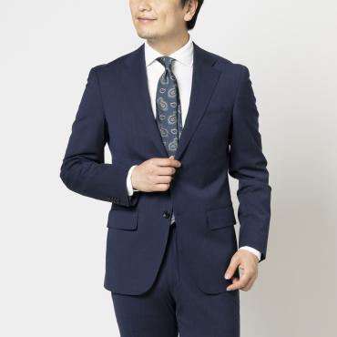 【限定】 ウール混 ブルーストライプ